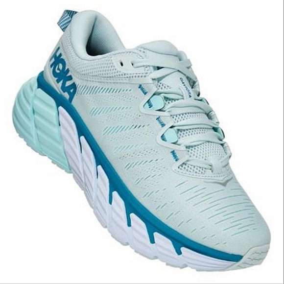 Hoka One One Shoes - Hoka One One "Gaviota 3" Athletic Running Shoe Light Blue | Women's Size 7.5B